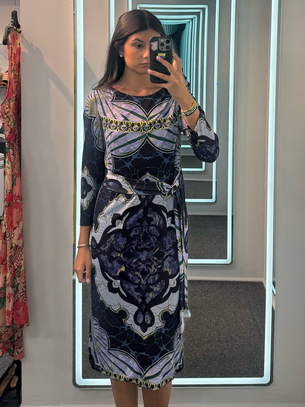 Emilio Pucci Kaleidoscopic Print Dress